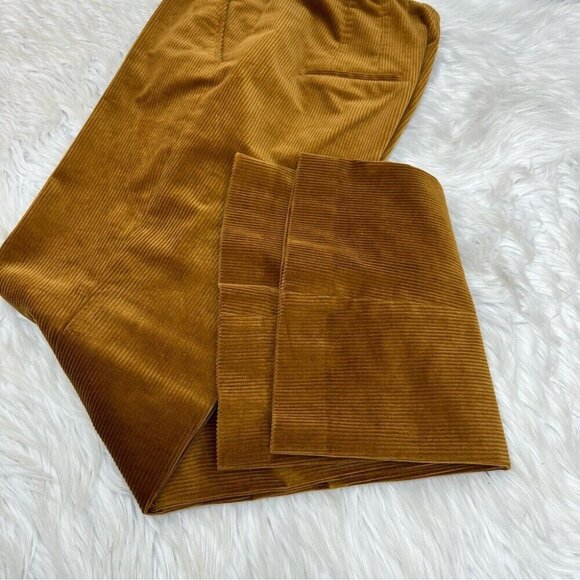 Veronica Beard Women’s Brown Hi-Rise‎ Wide Leg Corduroy Designer Pants US 10/W30 - Picture 6 of 14